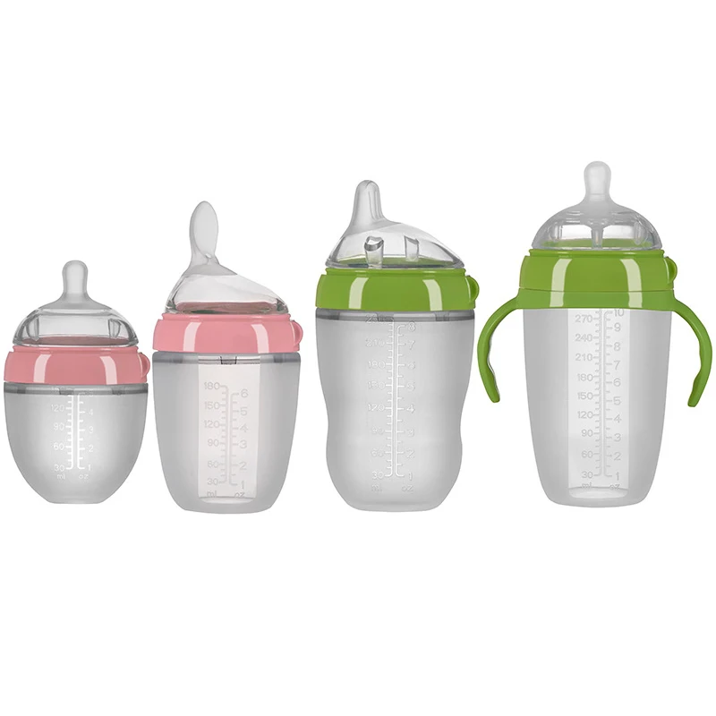 Baby Feeding Bottle Wholesale Nursing Bottle Wide Neck Newborn Babi Milk Bottle 150ml 180ml 250ml 300ml Wide Mouth