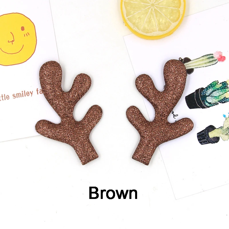 Christmas Tree Decoration Xmas DIY Decoration Glitter Deer Horn Anlter