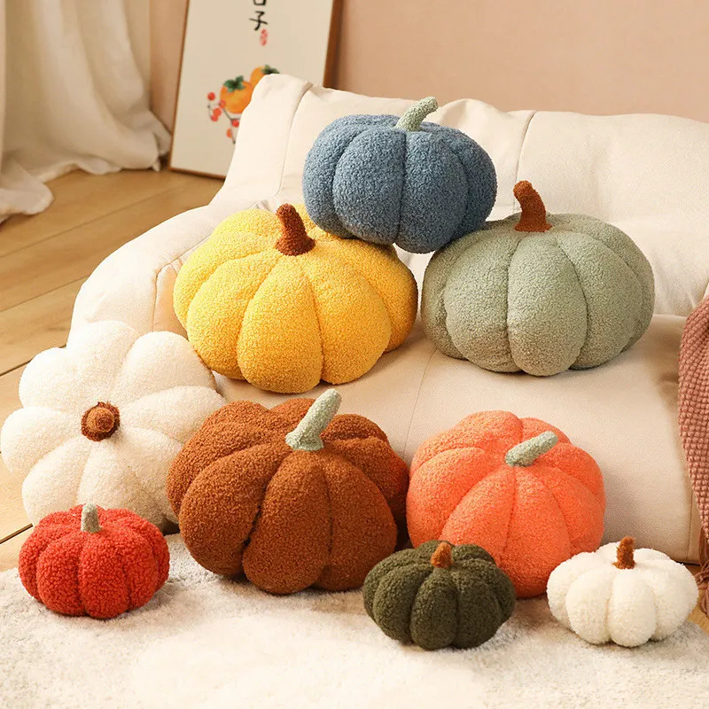 Creative Sofa Living Room Pillow Cushion Pumpkin Pillow Indoor Plush Toy Decorations Ornaments Bay Window Pillow