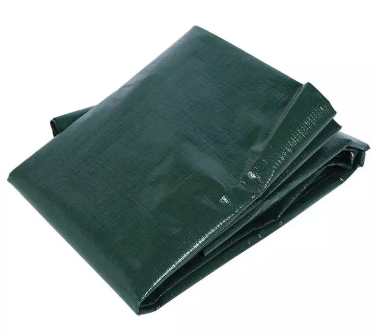 Strong Yard Waste Tarp With 4 Corner Handles for Leaves Gathering