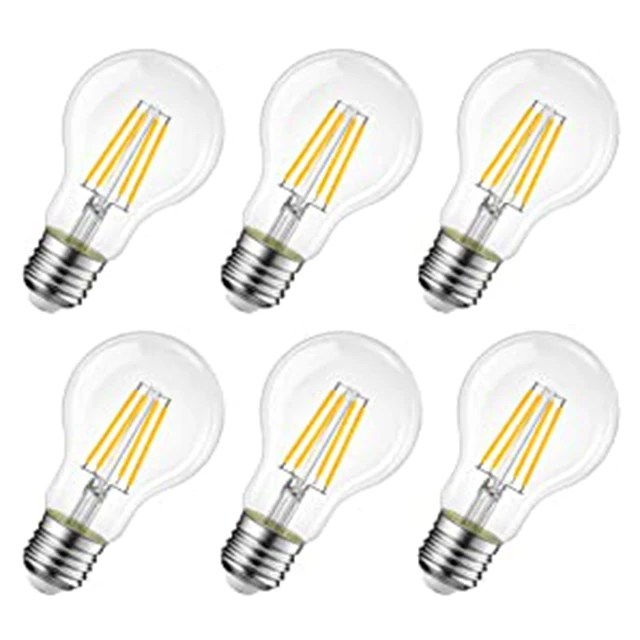 2021 2021 Smart home lamp 8W E26 E27 Lighting sensor A60 LED Filament Bulb