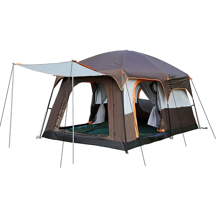 Отдых для всей семьи походный экран уличная палатка с двумя спальнями и одной гостиной на 3-4 человек