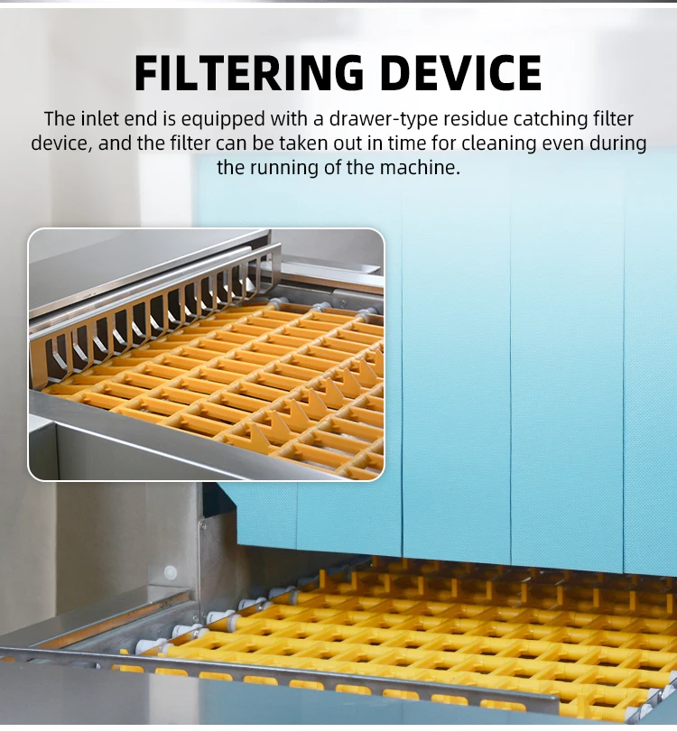 Automatic Commercial Dish Washer High Capacity Dishwasher Restaurant Dishwashing Machine