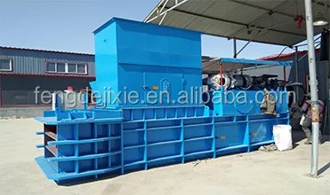 China Factory direct sale horizontal  plastic film baler machine Automatic Horizontal Hydraulic Baler Machinery