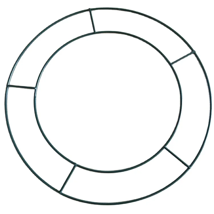 2022 hot sells Round Metal  Wreath DIY Wreath Making Christmas Decoration Metal Wreath Wire Ring For Crafts