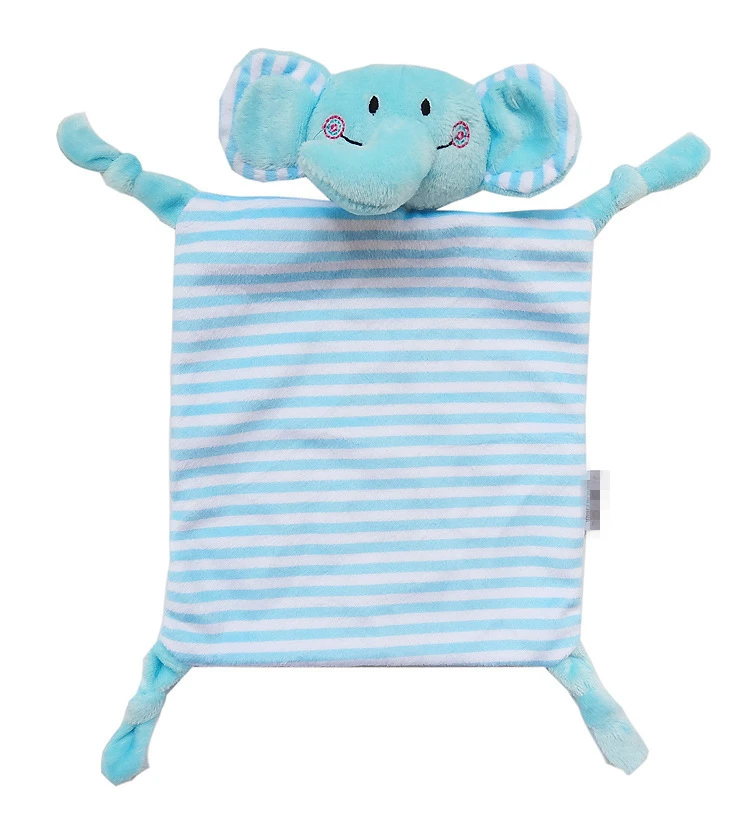 New super soft plush toy comfort blanket for baby