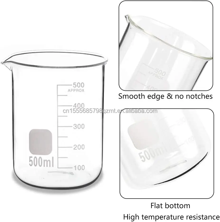 Professional Manufacture Cheap Low Form Laboratory Glass Beakers