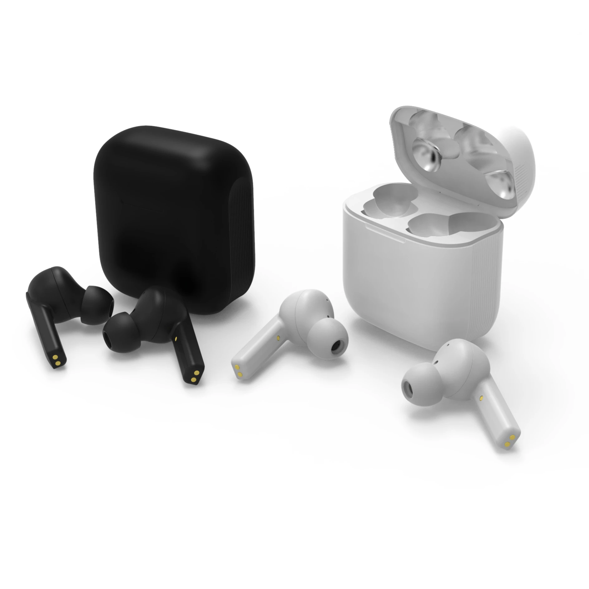 Black Touch Sensor Bass Ergonomics Wireless Headphones New Tws Headset Anc