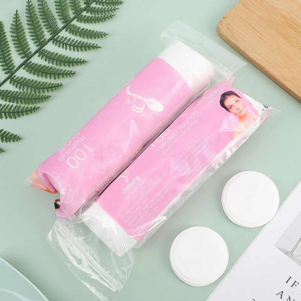 High Quality Reusable Bamboo And Cotton Reusable Set Kit Box Remover Face 2 3 4 Layer 6 8 10 12 Cm Cleaning Make Up Pad