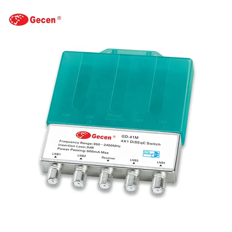 GD-41M Gecen 4 IN1 Hot Selling Waterproof Diseqc Switch With Good Price