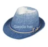 blue fedora wholesale 2 tone hats men and women