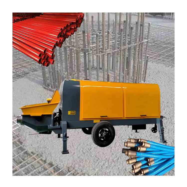 Xieli Machinery Concrete Pump Small Concrete Transfer Pump Diesel Engine/Electric Motor Mortar Secondary Conveying Pump