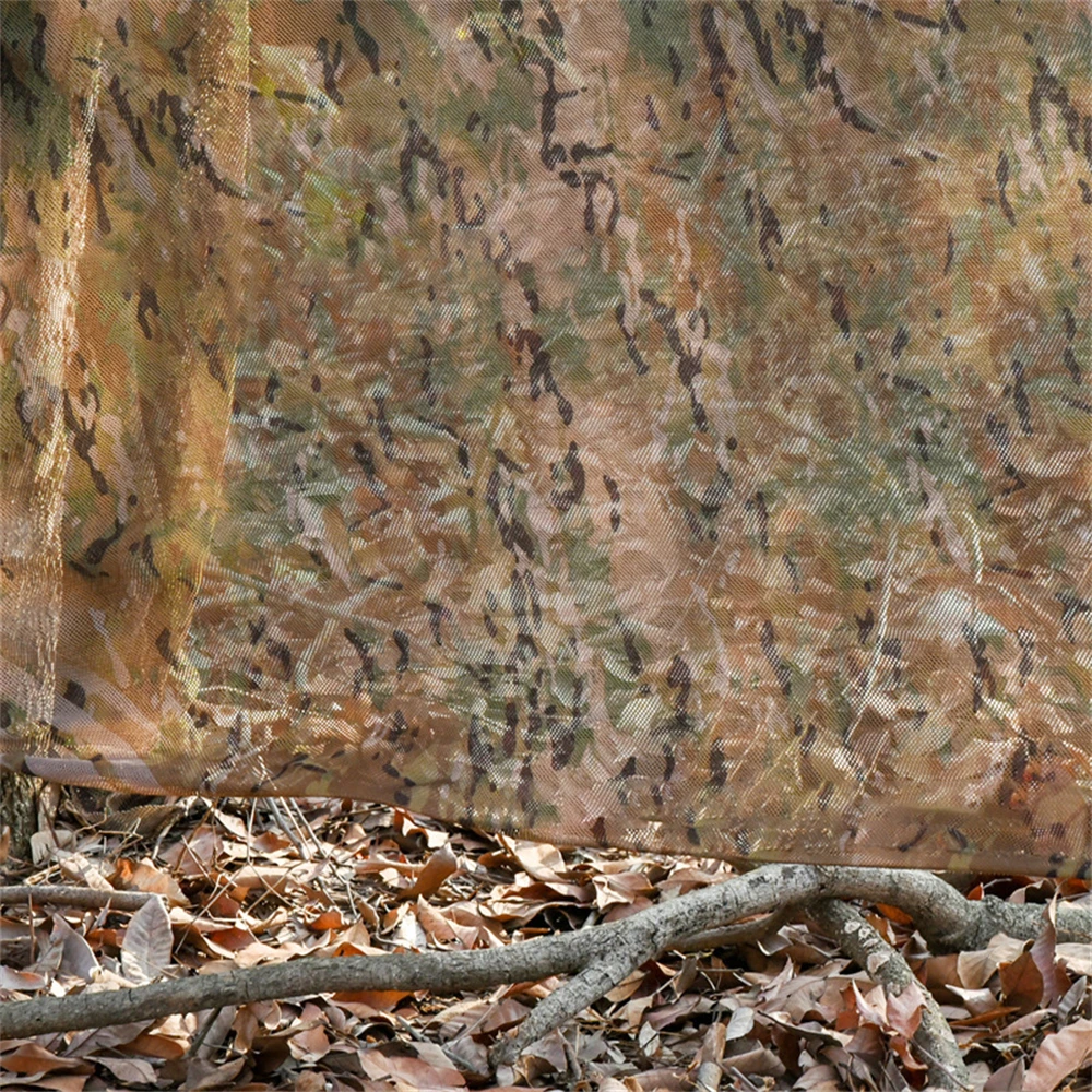 TRONYOND OEM 300D camouflage mesh eye Single Layer Camo Hunting Blind Sunshade Camping Watching Hide Shooting Camouflage Net