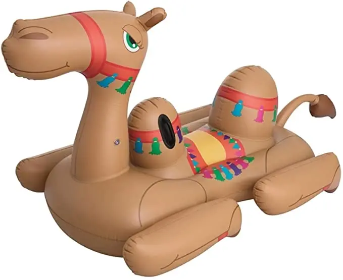 Горячая Распродажа 41125 большой надувной поплавок для бассейна верблюда отличный восхитительный летний водный плавающий плот