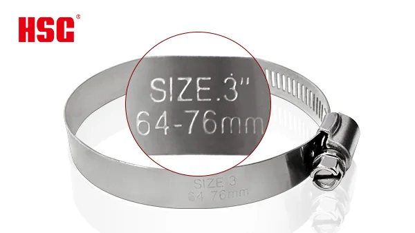 Stainless Steel American Hose Clamps 8mm-160mm Adjustable Clip 12.7mm Band Width Zebra Worm Gear Screw  metal clamps