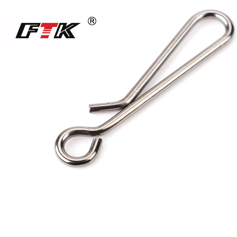 FTK L-022 Wholesale Factory Direct Ready Ship Fishing Hanging Snap Hanging Fish Stainless Steel Fishing Snaps Fishing