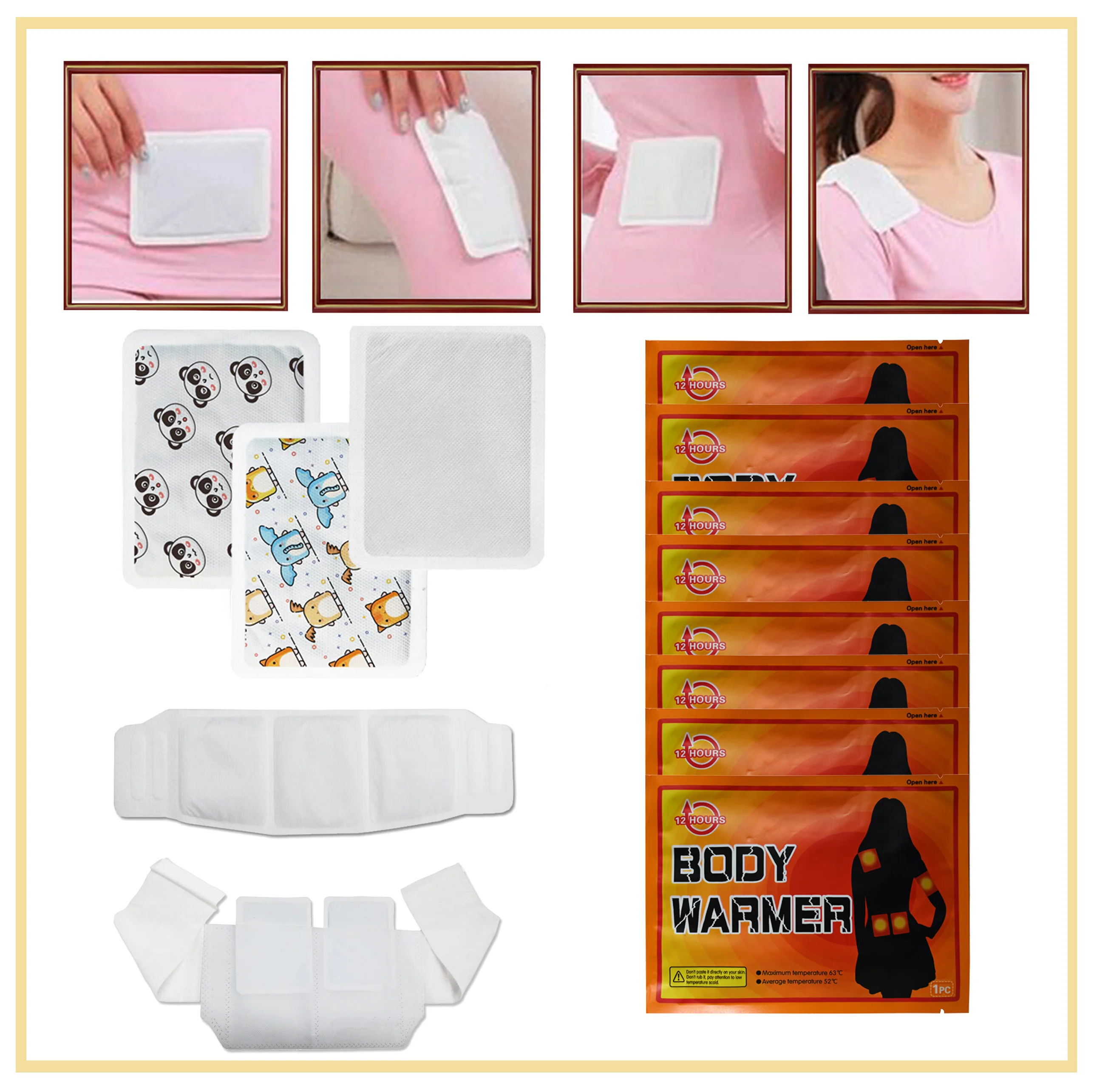 Health care product body warmer patch for girls heat pad warm plaster thermacare menstrual patches charcoal foot