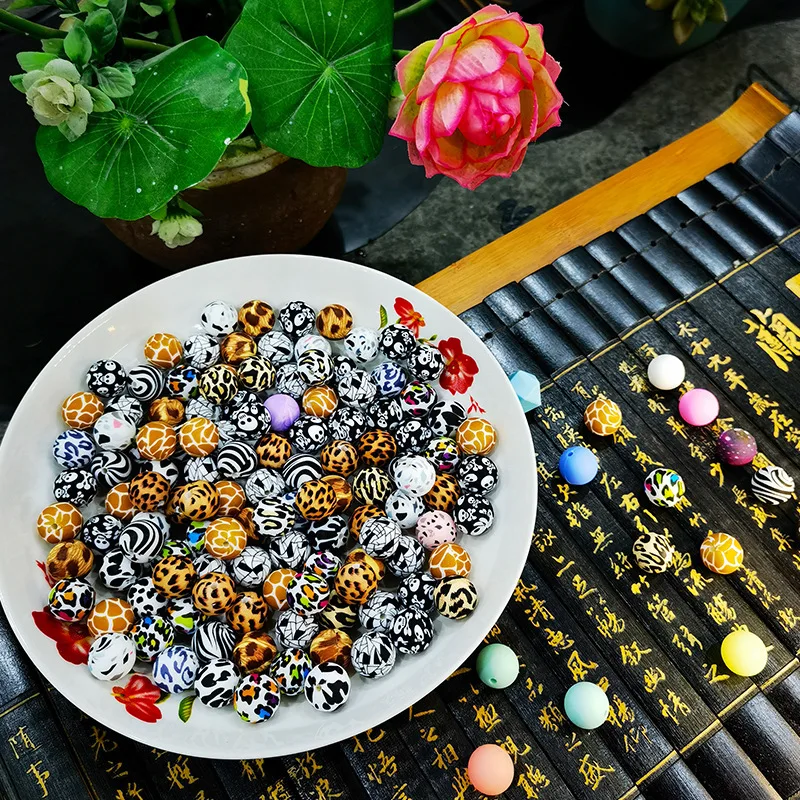 trending products 2024 new arrivals custom silicone beads bpa free Safe and non-toxic materials silicon teething beads
