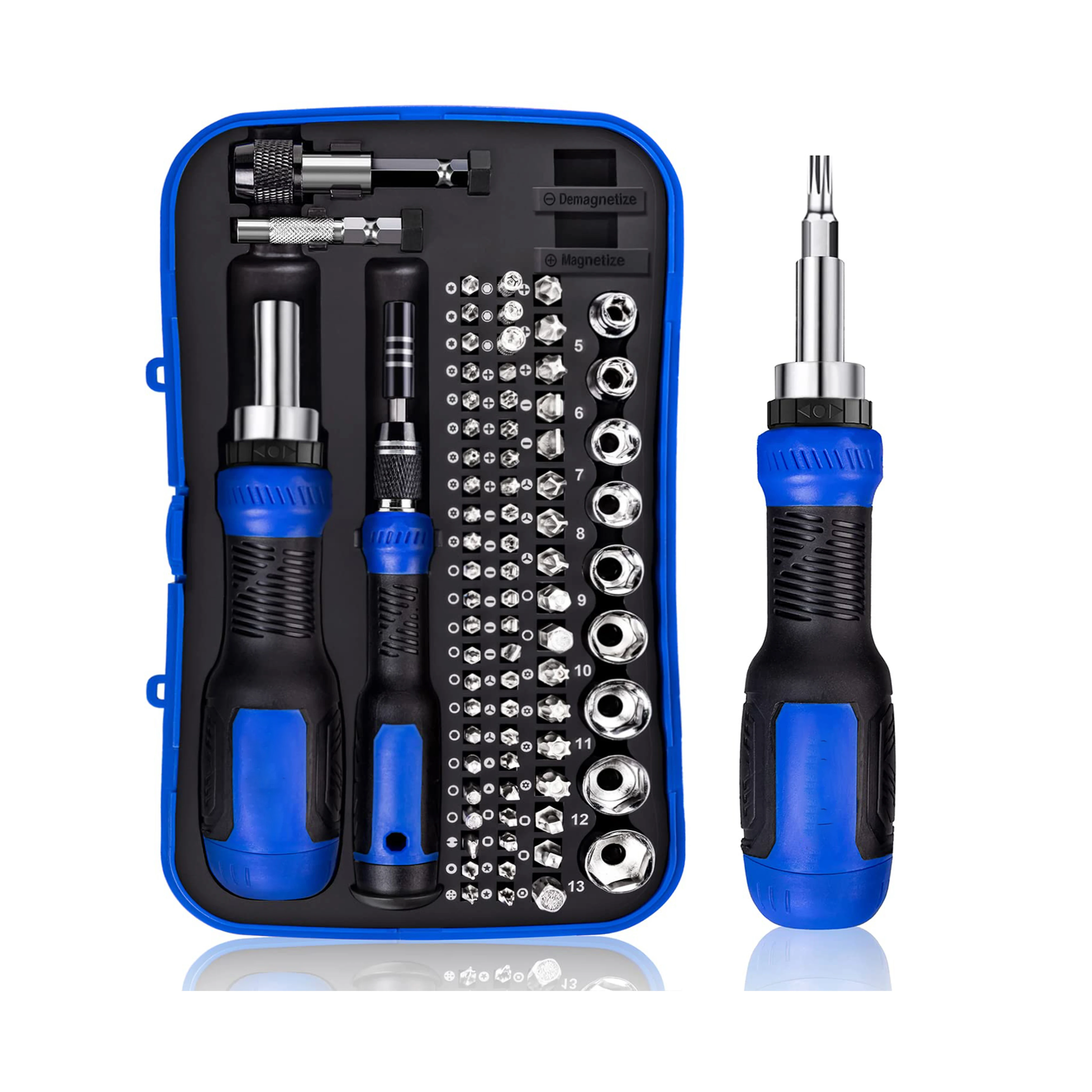 78pcs Precision Magnetic Screwdriver Bit with Storage Case- Repair Tool Kits