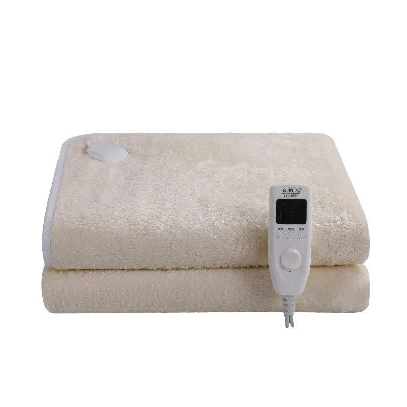 Customized  Christmas Comfort Control  Single Electric Blanket  for Martes 220v uk Plug