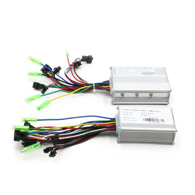 LCD/LED Electric Bike DC Controller with Speed Limit 36V/48V Rated Voltage Electric Bicycle Controller Fit for 250W-1000W Motor