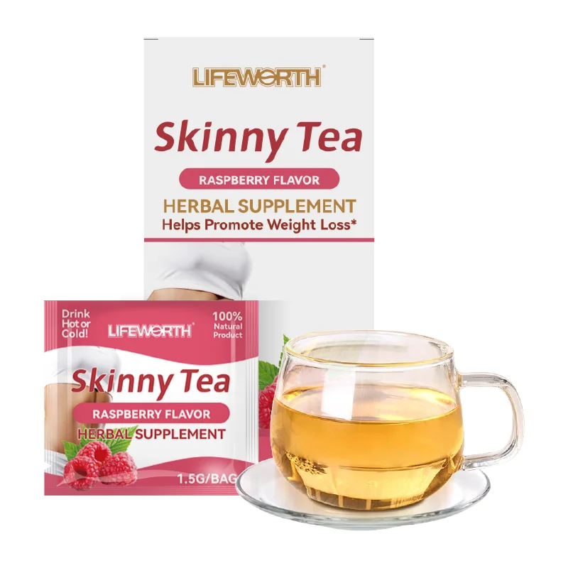 Lifeworth Private label Slim tea bag 28 day flat tummy Herbal Detox slimming weight loss tea