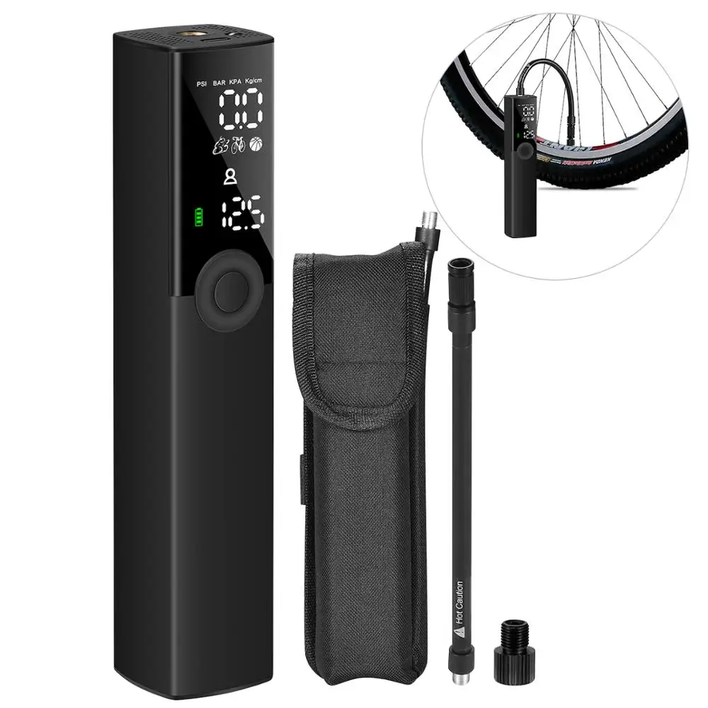  Car inflator pump with electric portable car wireless
