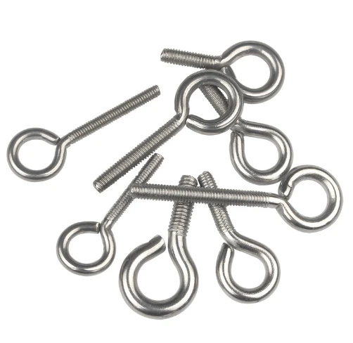 Stainless steel eye bolt hook M4  M5 M6 custom size