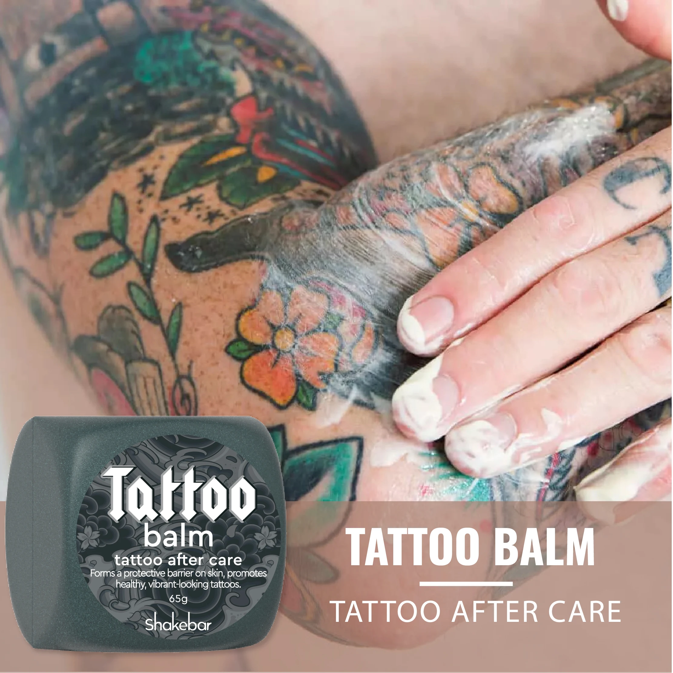 New Launch for Private Label  Body Art  Tattoo Aftercare Cream for Smoothing Moisturizing Tattoo Aftercare Healing Balm