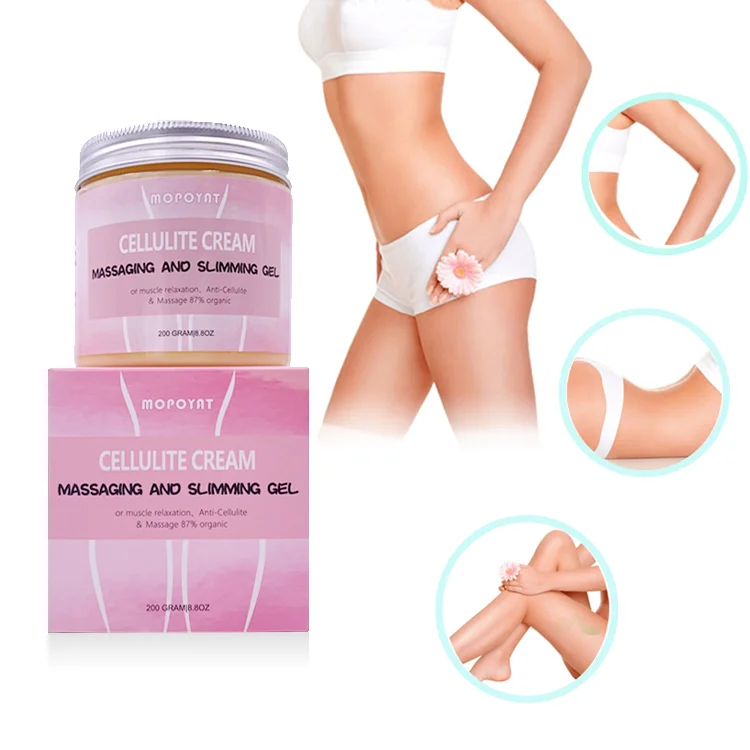 Free Sample Private Label Organic Anti-Cellulite Weight Loss Gel Fat Burn Full Body Waist Slimming Cream For Stomach Tummy Belly