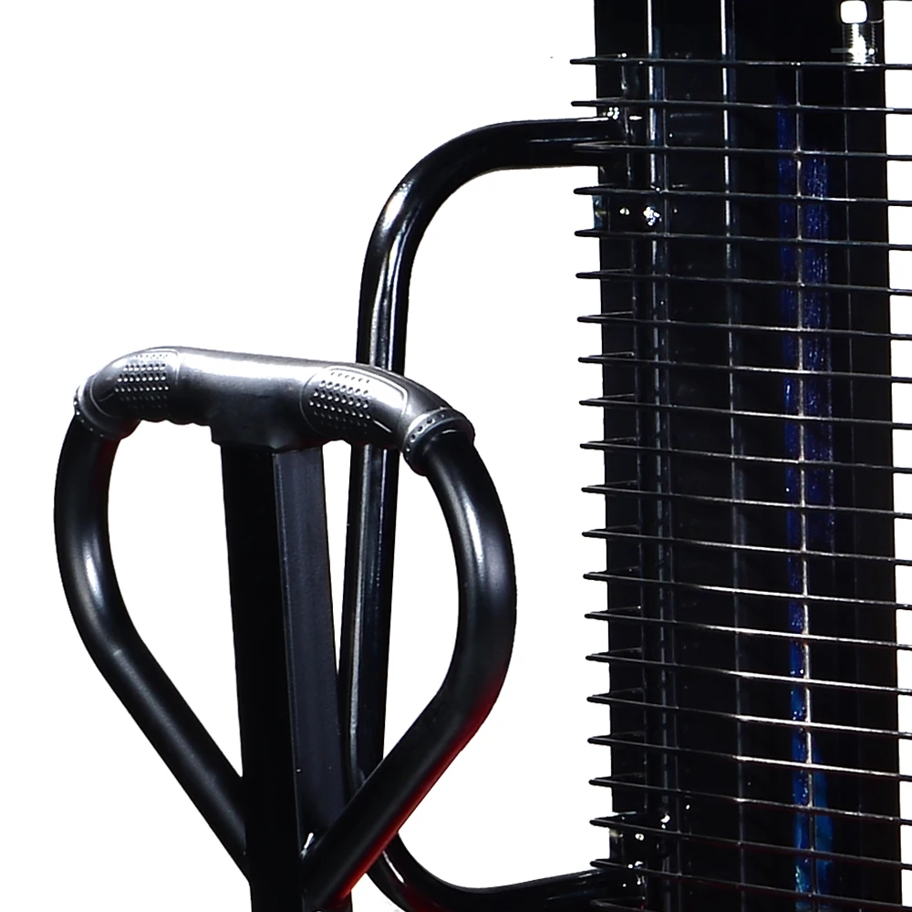 2000KG mini narrow aisle semi electric platform lift stacker machine