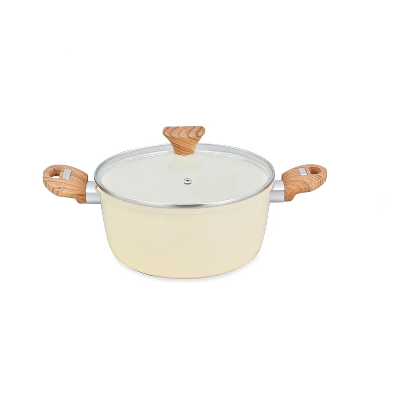 6PCS  Kitchenware Nonstick non stick Aluminum camping induction cookware set