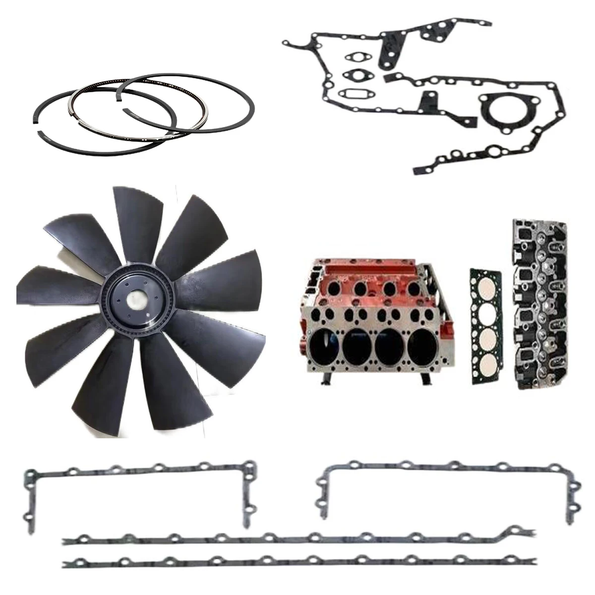 Engine Repair Kit Engine Parts 6BG1 6BD1 6SD1 4BD1 Liner Kit 4JB1 4JA1 4HK1 6HK1  Overhaul Rebuild Kit
