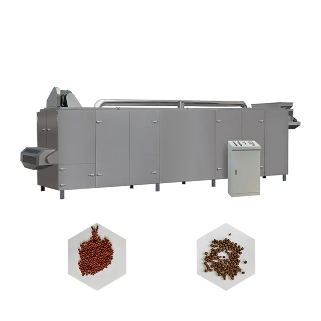 Floating Fish Feed Extrusion Machinery Twin Screw Animal Fish Food Pellet Make Extruder