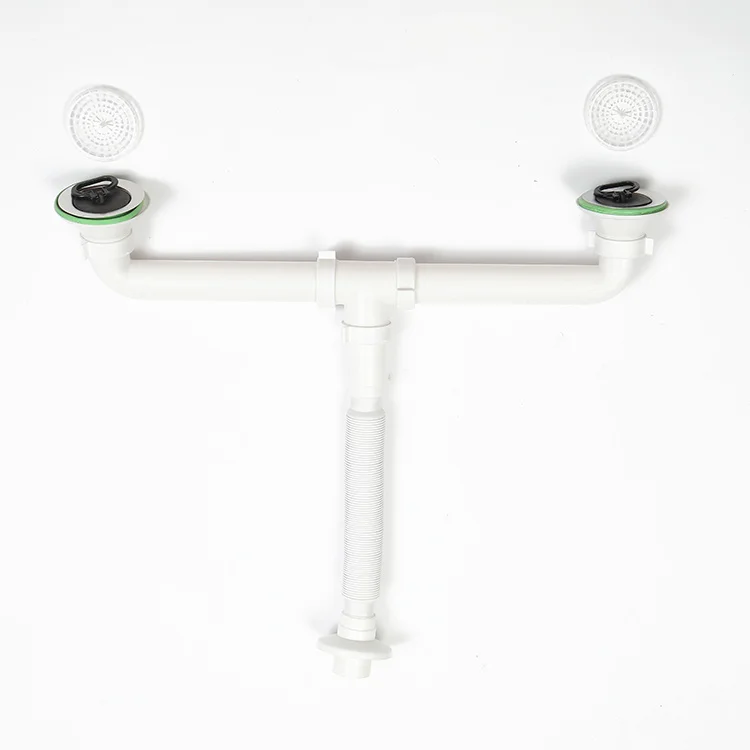 Factory Sale Kitchen Sink Waste Fitting Drain Sink Drainage Bottle Trap Strainer Hose Pipe