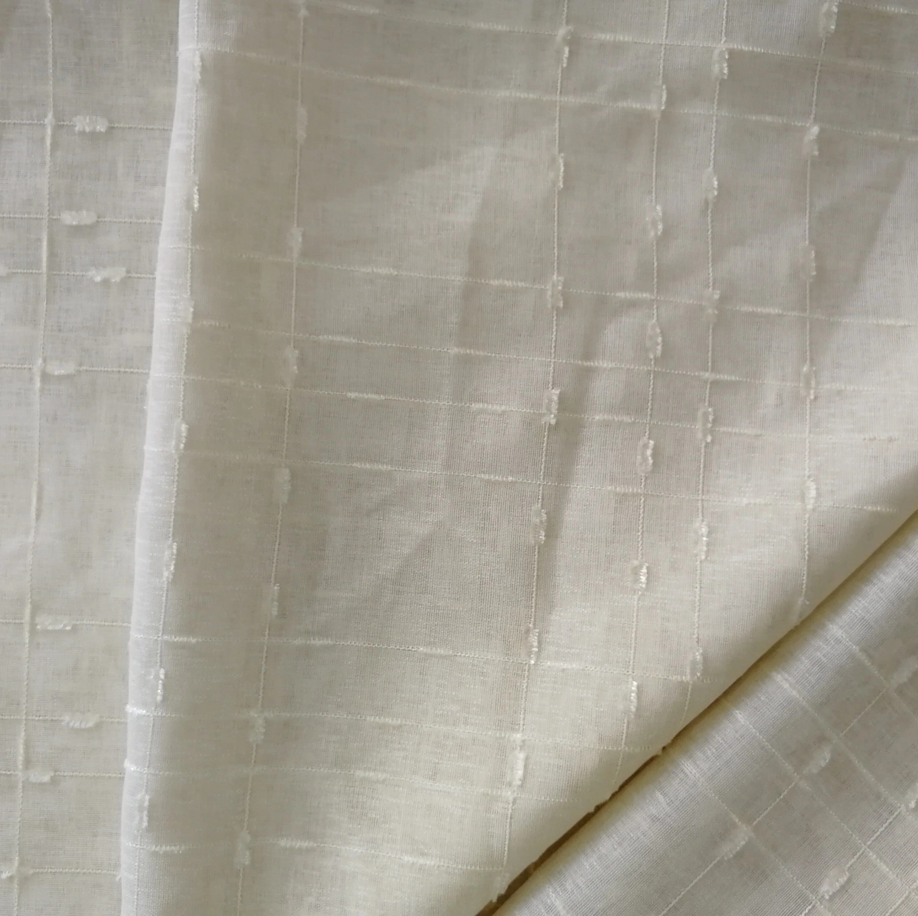 china suppliers-100%Polyester foil &Stripe beautiful Voile Curtain Polyester Curtain