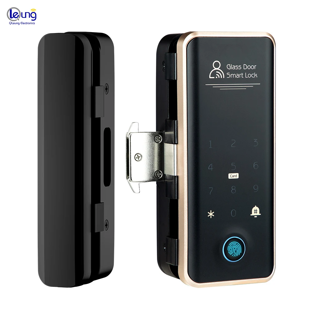 G3S High Security TTlock Password Key Card Smart Lock For Office Glass Door Fingerprint Lock