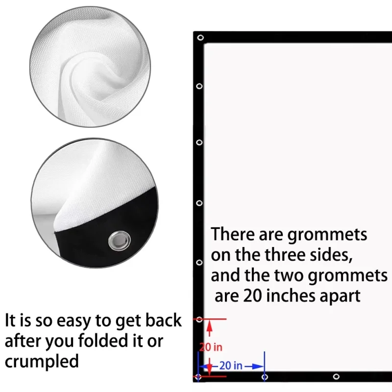 Indoor Outdoor Golf Practice Durable Golf Simulator Impact Screen 3d Impact Screen Virtual Low Noise