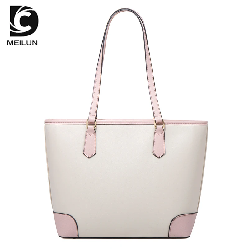 Fashion Large Designer lady tote hand bag Leisure handbags set bag pu leather cheaper tote bag for women