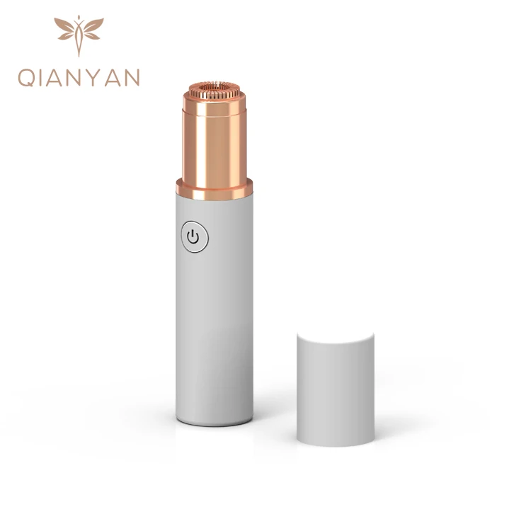 Portable Waterproof Battery Mini Hair Removal Lady Face Epilator Lipstick Electric Shaver
