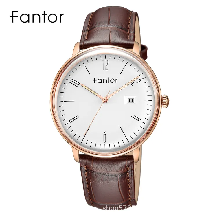 Fantor 1005 Minimalist Classic Men Watch relogio masculino Luxury Leather Watch for Man Luminous Hand Date Quartz Watches