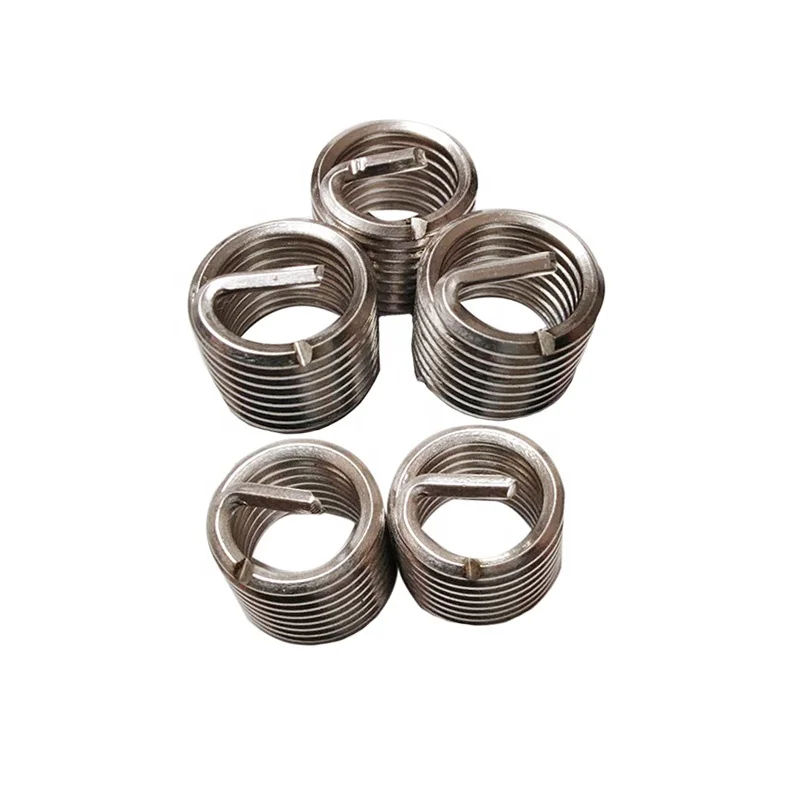 304 Stainless Steel Wire Thread Insert M10 Fasteners Left Hand Thread Inserts For Metals