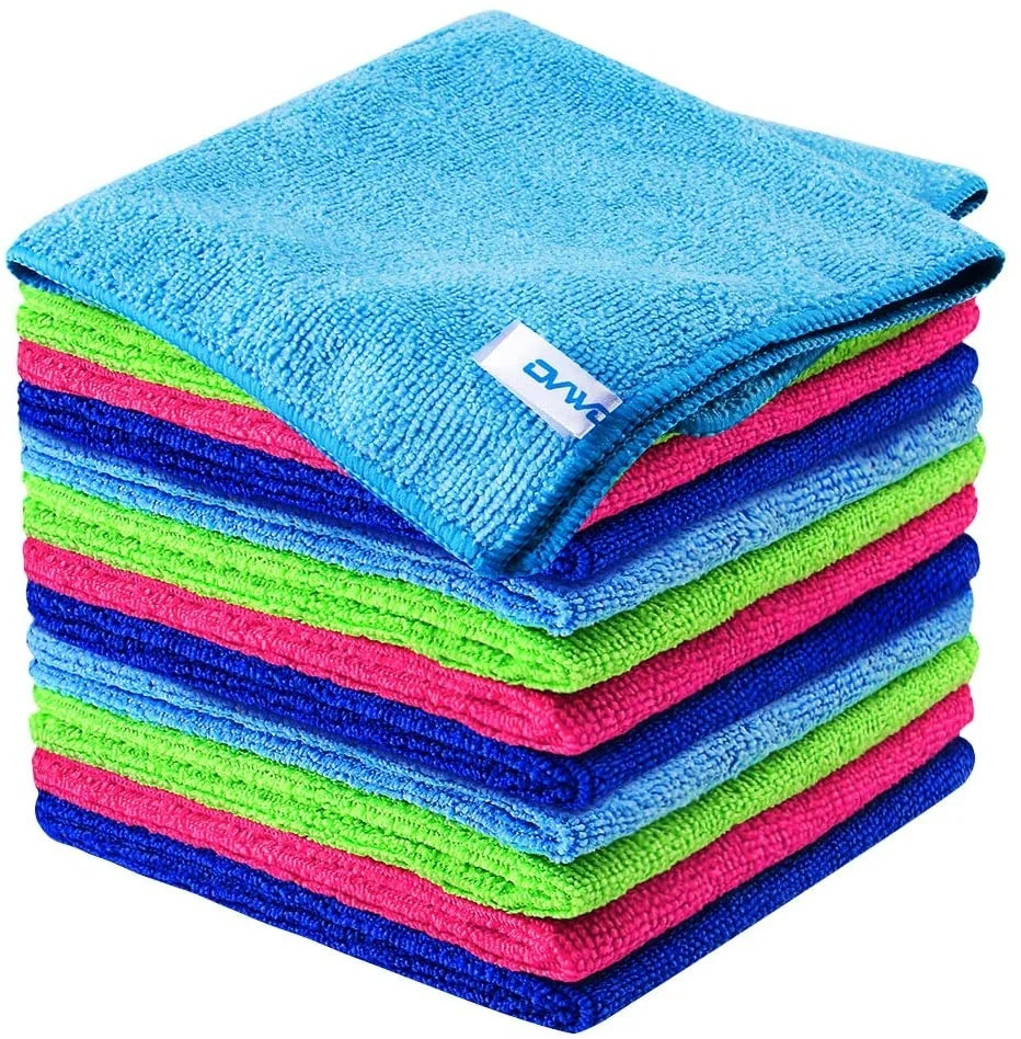 Factory Wholesale Custom Size Logo 400 Gsm Microfiber Pet Towel Car Cleaning Towels