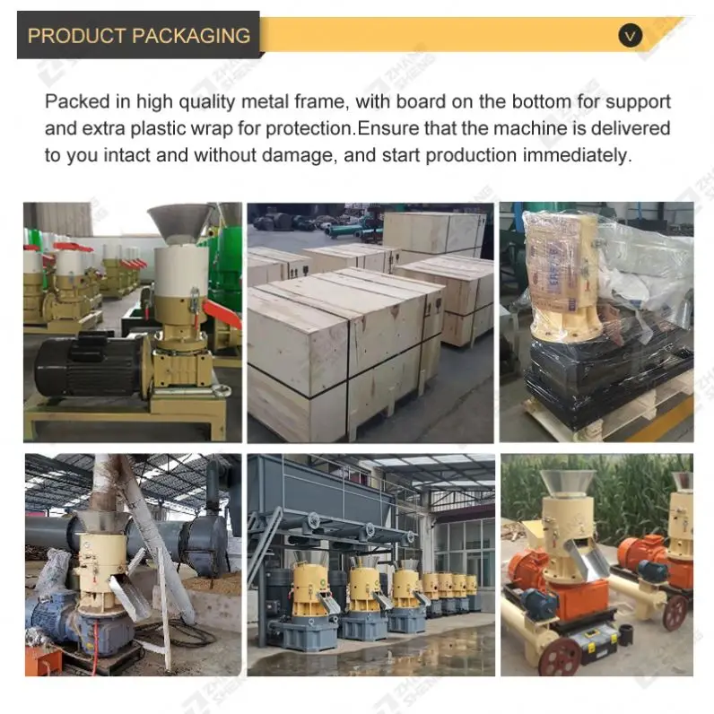 flat die pellet horizontal machine pellet machine flat die pelletizer zhangsheng machinery making