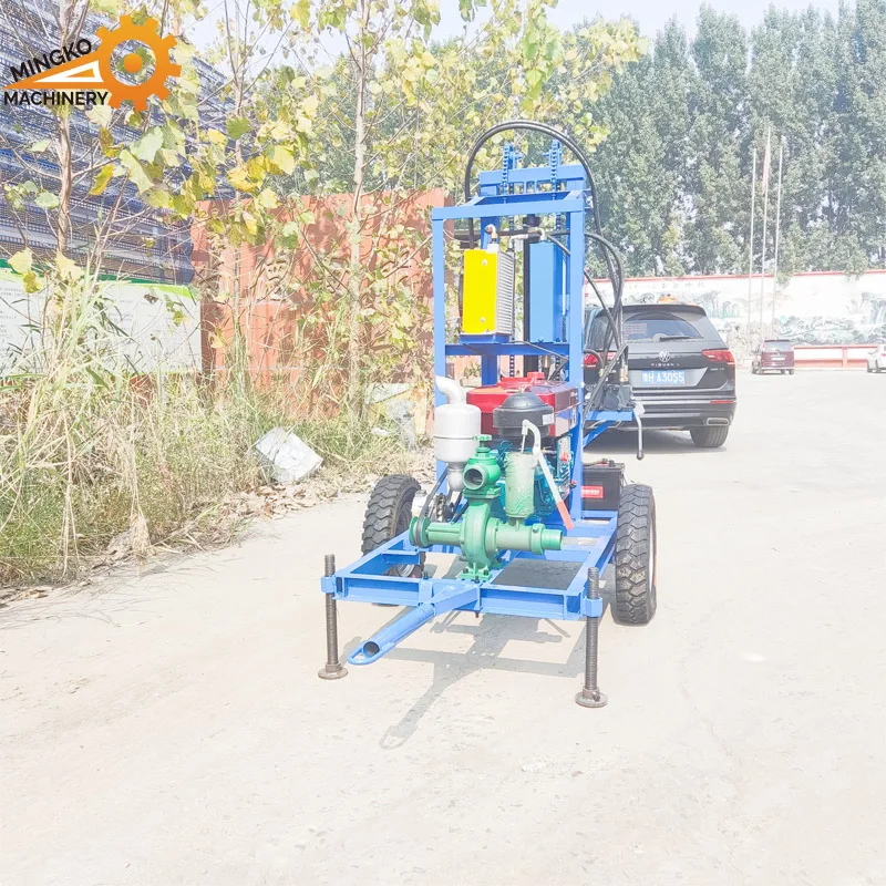 22HP-35HP Family Use Underground Deep 150-200 Meters Water Mine Drilling Rig Borehole Drilling Machine