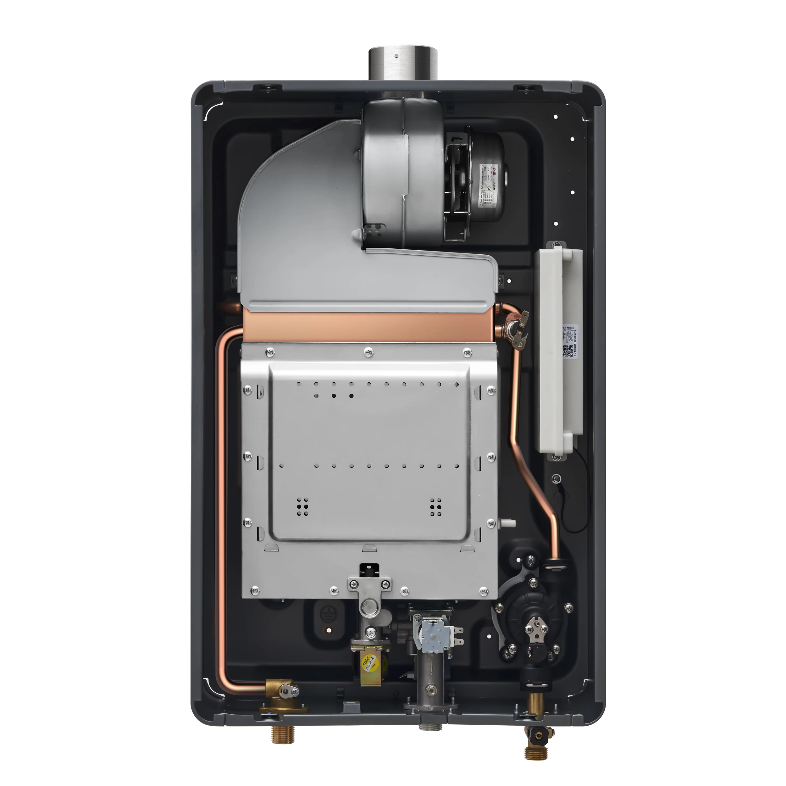 OEM Gas Water Heater Spare Parts Air Cooling Oxygen-Free Copper 16L 1.66kg Gas Water Heater Heat Exchanger