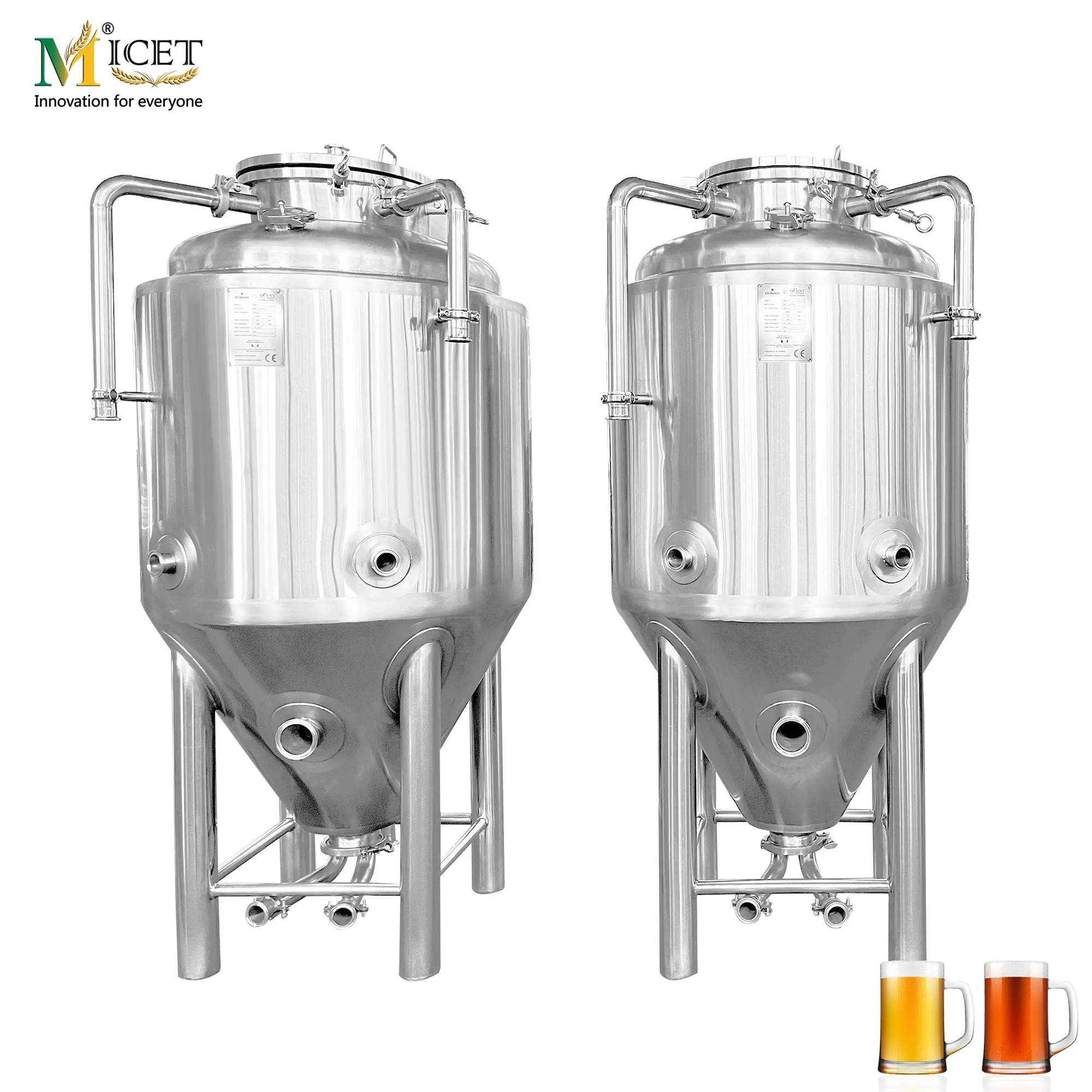 High Quality Stainless Steel 100 Liter 100L Conical Beer Fermenter Tank For Sale Price Fermenter