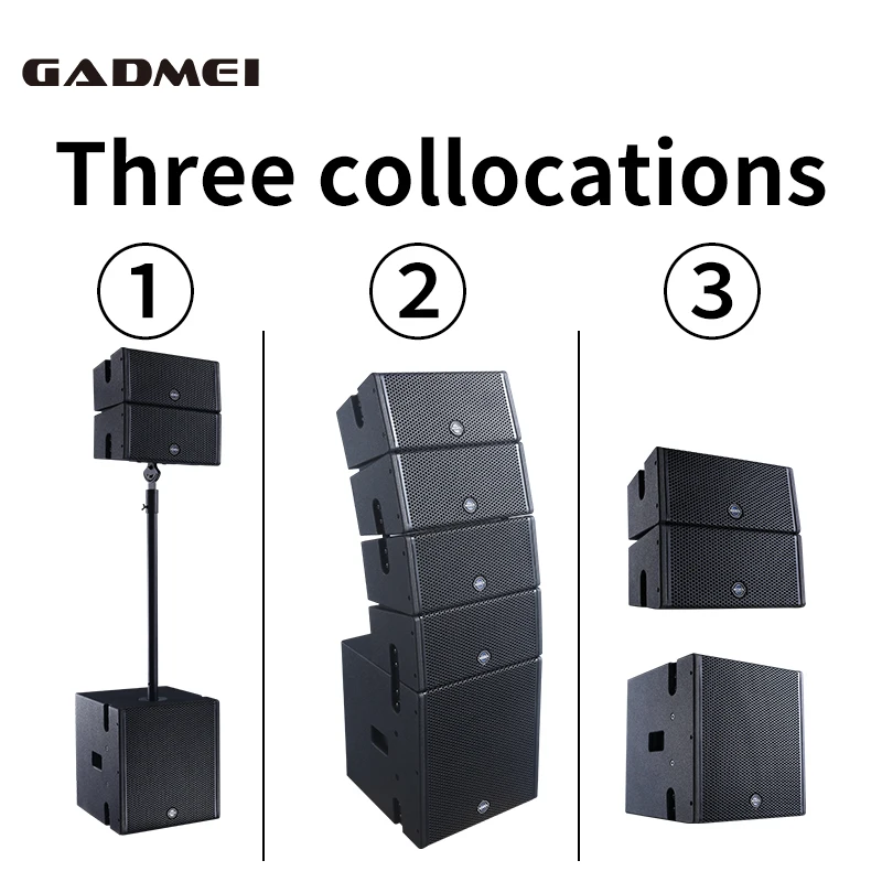 5 inch Two-way coaxial waterproof party event 12 inch bass active line array speakers sound system and speakers