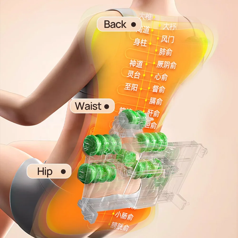 Factory OEM Cheap Price Massager Full Body Electric Spa Smart Function Massage Bed with Rolling Massage Feature