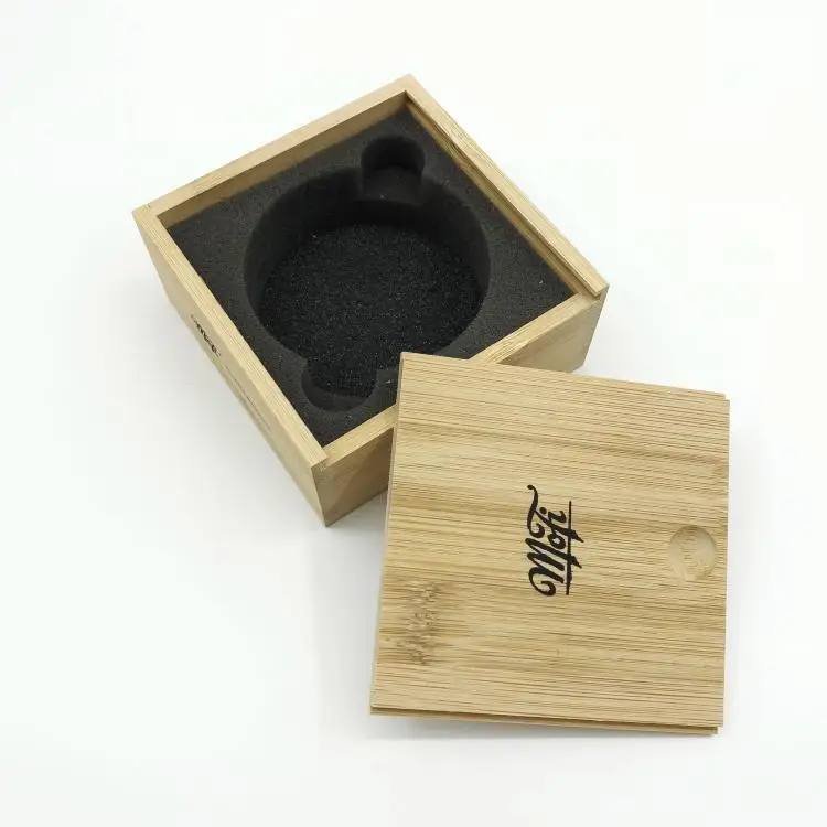 Custom logo Storage Package Gift Jewelry Bamboo Wooden Box Wholesale With Inserts